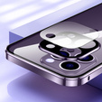 Puzdro pre iPhone 14 Pro, Magnetic Dual Glass, fialové