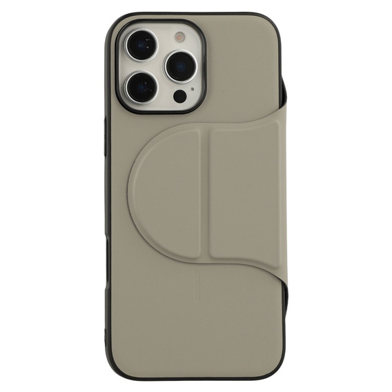 Puzdro X-LEVEL pre iPhone 16 Pro, Magnetic Card Holder, sivé