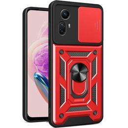 Obal na mobil pre Xiaomi Redmi Note 12S 4G, CamShield Slide, červené