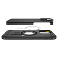 Puzdro Spigen pre iPhone 16 Pro Max, Tough Armor Mag MagSafe, čierne + tvrdené sklo 9H