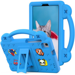 Detské puzdro pre Samsung Galaxy Tab A7 Lite 8.7 T220/T225, Cute Patterns, so stojanom, modré