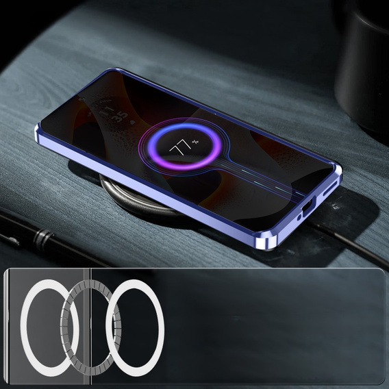 Ochranné puzdro na fotoaparát pre Motorola Edge 50 Pro 5G, CamShield MagSafe, fialové