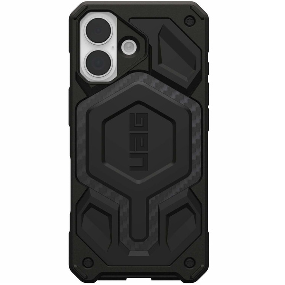 Urban Armor Gear Obal na mobil pre iPhone 15 Plus, Monarch Pro Kevlar MagSafe, čierne