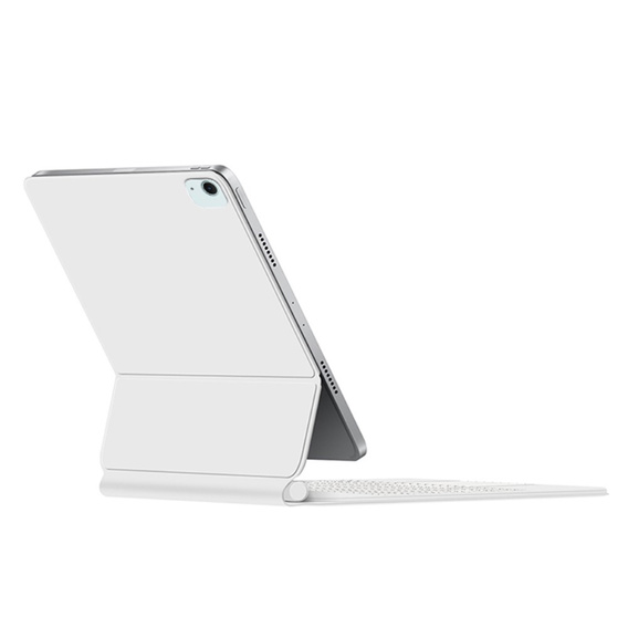 Puzdro s klávesnicou pre iPad Air 13" 2024, Magnetic Keyboard Touchpad, biele