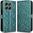 Flipové puzdro pre Motorola Edge 60 Pro, Wallet Rhombus, zelený