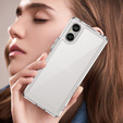 Obal na mobil pre Sony Xperia 5 V, Fusion Hybrid, priehľadné