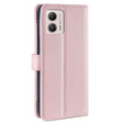Klapkové puzdro pre Motorola Moto G53 5G/ G23 4G/ G13 4G, Wallet Zipper Pocket, čierne