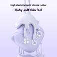 Silikónové puzdro s motívom mačacej labky s krúžkom na kľúče pre Apple AirPods Pro 3