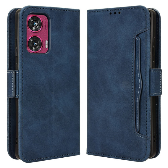 Klapkové puzdro pre Motorola Edge 50 Fusion 5G, Card Slot, tmavomodré