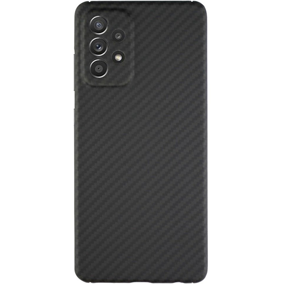 Puzdro pre Samsung Galaxy A53, Aramid Fiber Cover, čierne