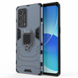Obal na mobil pre Oppo Reno6 Pro 5G / Pro+ 5G, Kickstand Ring, modré