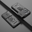 Puzdro pre OnePlus 13R, KickStand Camera Lens, čierne