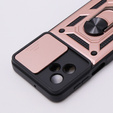 Obal na mobil pre Motorola Moto G54 5G, CamShield Slide, ružové rose gold