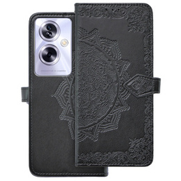 Klapkové puzdro pre Oppo A79 5G, Mandala, čierne
