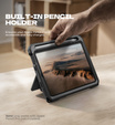 360° puzdro Dexnor s popruhom a držiakom na stylus pre iPad mini 8,3" 2021 (6. generácia) / iPad mini 8,3" 2024 (7. generácia)