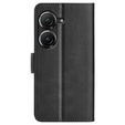 Klapkové puzdro pre Asus Zenfone 9 5G / 10 5G, Wallet PU Leather Case, čierne