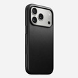 Puzdro Nomad pre iPhone 17 Pro, moderné kožené puzdro, čierne