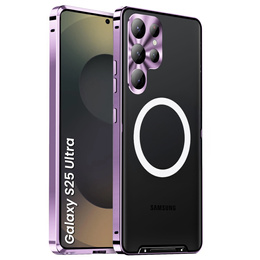 Ochranné puzdro na fotoaparát pre Samsung Galaxy S25 Ultra, CamShield MagSafe, fialové
