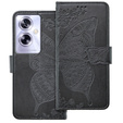 Klapkové puzdro pre Oppo A79 5G, Butterfly, čierne