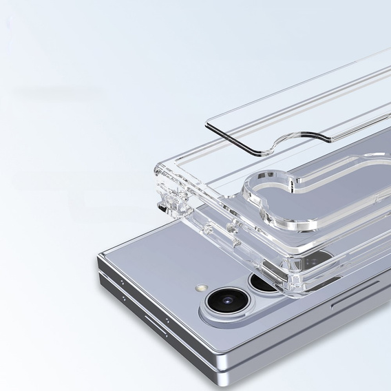 Obal na mobil pre Samsung Galaxy Z Fold6 5G, Fusion Hybrid, priehľadné