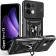 Obal na mobil pre Oppo Reno 13, CamShield Slide, čierne