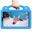 Detské puzdro pre Samsung Galaxy Tab A7 Lite 8.7 T220/T225, Cute Patterns, so stojanom, modré