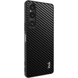 IMAK Obal na mobil pre Sony Xperia 1V, LX-5 Series, Carbon, čierne