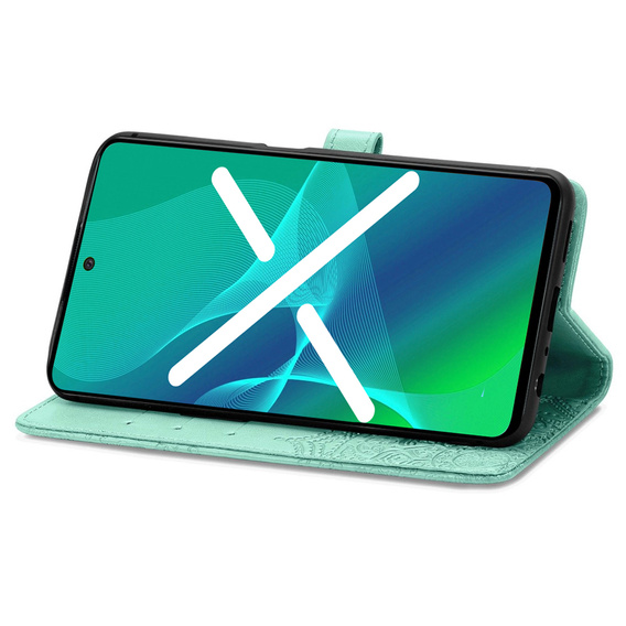 Klapkové puzdro pre Xiaomi Poco F4 GT, Mandala, zelený