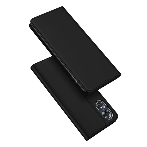 Dux Ducis Obal na mobil pre Oppo A17, Skinpro, čierne