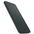 Puzdro Spigen pre Samsung Galaxy S24 FE, Liquid Air, zelený + tvrdené sklo 9H