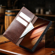 Kožené peňaženkové puzdro s funkciou stojana pre Samsung Galaxy Z Fold7