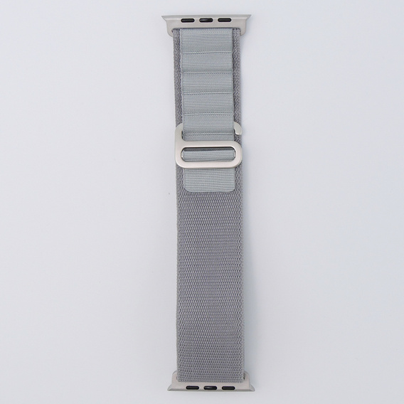 Nylonový remienok pre Apple Watch 1/2/3/4/5/6/7/8/SE/ULTRA 42/44/45/49 mm, sivý