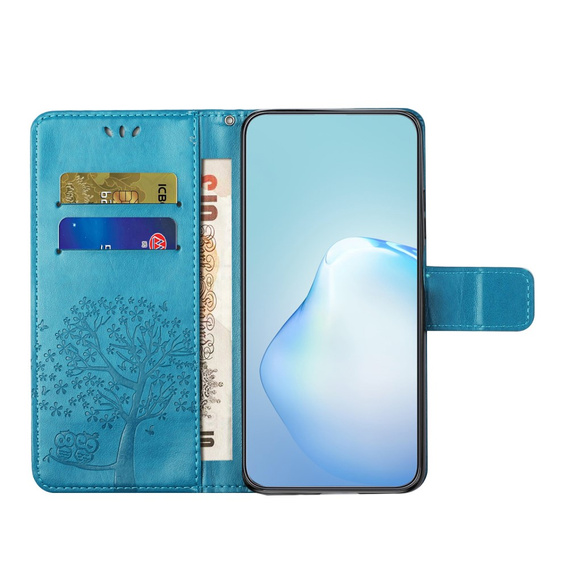 Klapkové puzdro pre Motorola Moto G53 / G23 / G13, tree, modré