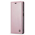 CASEME flipové puzdro pre Samsung Galaxy A14 5G, Waxy Textured, ružové