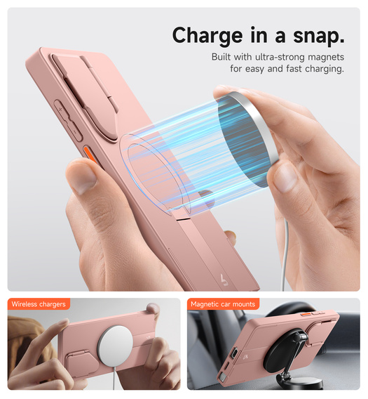 Puzdro pre Samsung Galaxy S25 Ultra, Suritch Shockproof, pre MagSafe, modré