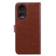 Klapkové puzdro pre Oppo A38 4G / Oppo A18 4G, Crazy Horse Wallet, hnedé