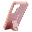 Obrnené puzdro pre Samsung Galaxy S22, Dexnor Full Body, ružové rose gold