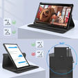 Puzdro pre Lenovo Tab P11 Pro Gen 2 TB132FU TB132XU 11.2" TB330FU 10.95", otočné o 360°, čierne