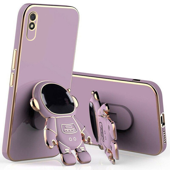 Obal na mobil pre Xiaomi Redmi 9A, Astronaut, fialové