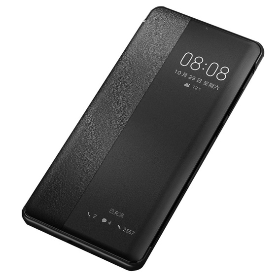Flipové puzdro pre Huawei P40, Side View, čierne