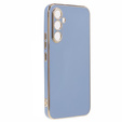 Puzdro pre Samsung Galaxy A25 5G, Glamour CamShield, modré  + 9H sklo