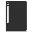 Puzdro pre Samsung Galaxy Tab S10 Lite / S10 FE / S9 FE, Smartcase s priestorom pre stylus, čierne