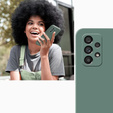 Obal na mobil pre Samsung Galaxy A53 5G, Silicone Lite, zelený