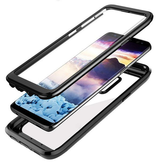 Puzdro pre Samsung Galaxy S9, Shockproof, s fóliou, modré