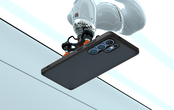 Puzdro Spigen pre Samsung Galaxy S25 Ultra, Ultra Hybrid, čierna / matná + tvrdené sklo 9H