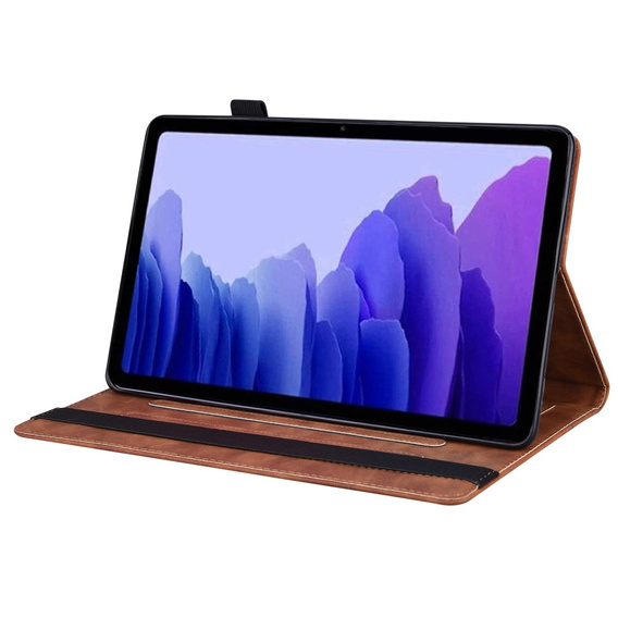 Puzdro pre Lenovo Tab P12, Classic, s priestorom pre stylus, hnedé