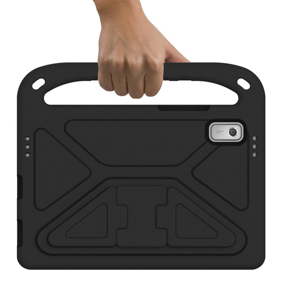 Detské puzdro pre Lenovo Tab M9, detské puzdro s rukoväťou, čierne