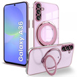 Magnetické puzdro pre Samsung Galaxy A36 5G, pre MagSafe, ružové