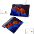 Puzdro pre Samsung Galaxy Tab S7 Plus / Tab S7 FE, Smartcase Hybrid, so slotom na stylus, fialové