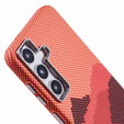 Puzdro pre Samsung Galaxy S25+ Plus, Carbon Fiber MagSafe, oranžové